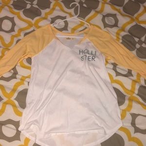 Hollister quarter sleeve shirt